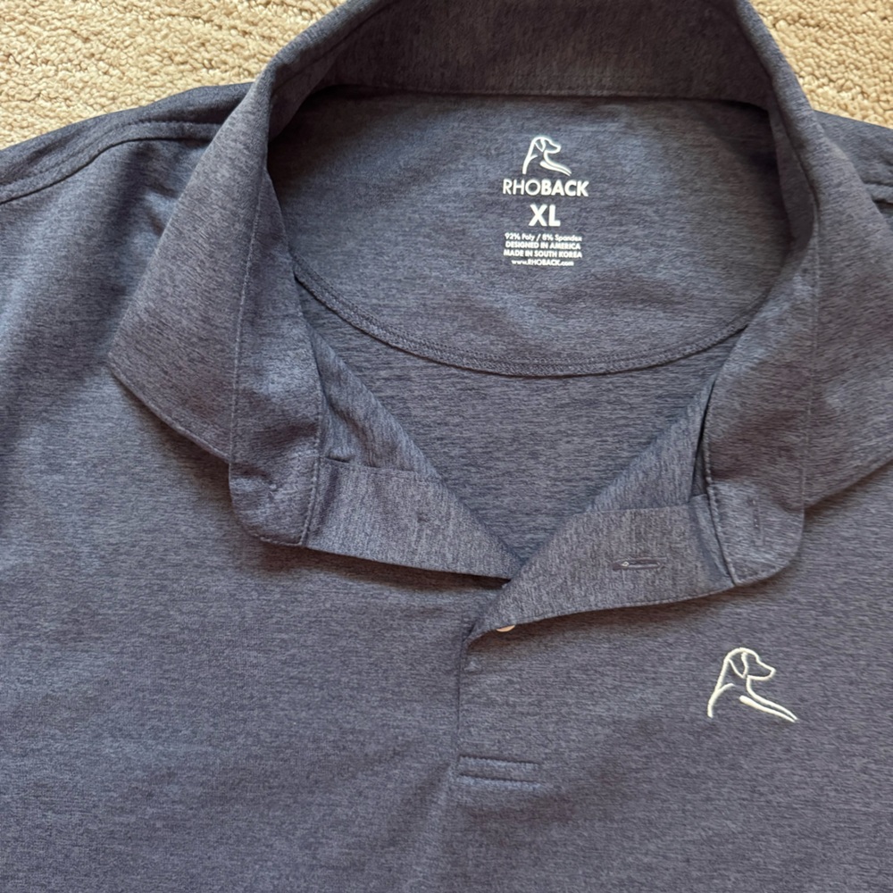 Rhoback Dark Gray Polo Shirt